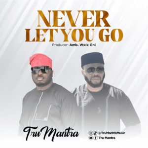 Never Let You Go (Audio & Lyric Video) - Tru Mantra