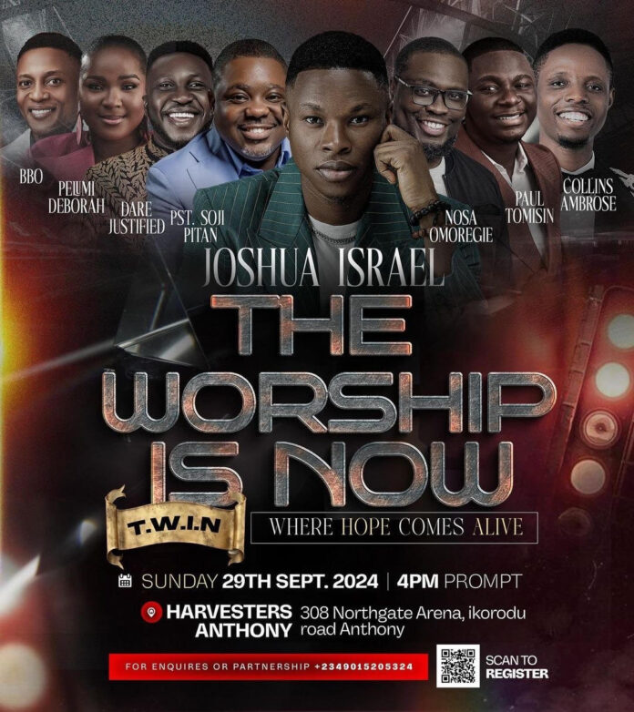 [Event News] Joshua Israel - The Worship is Now (T.W.I.N)